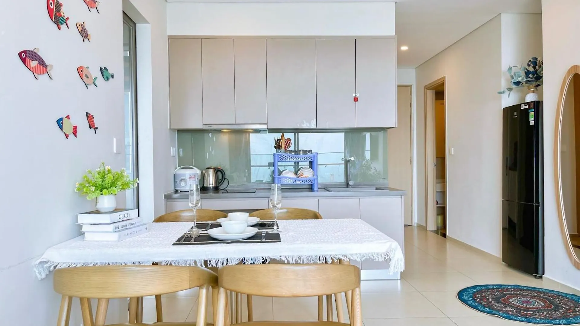 Vung Tau Can Ho 1-2-3Phong The Song Ho Boi Vo Cuc Trang Homestay 붕타우