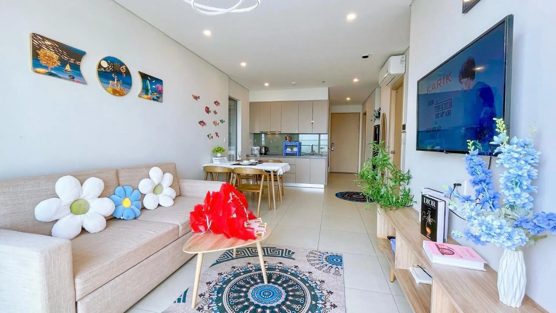 아파트 Vung Tau Can Ho 1-2-3Phong The Song Ho Boi Vo Cuc Trang Homestay