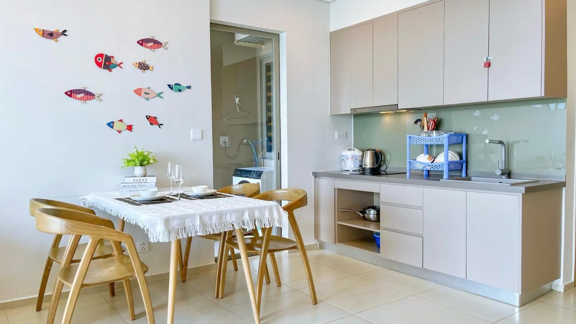 Vung Tau Can Ho 1-2-3Phong The Song Ho Boi Vo Cuc Trang Homestay 0*, 붕타우